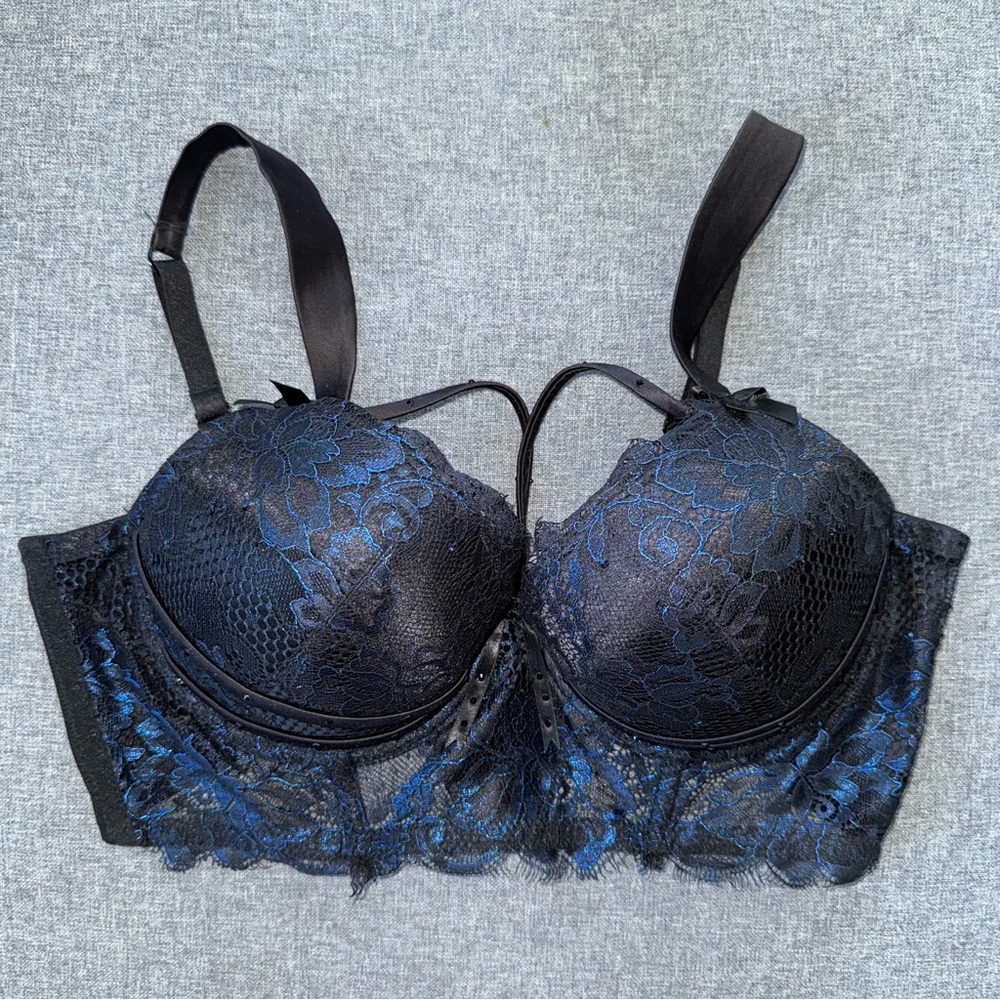 Honey Birdette Lace Strappy Push Up Bra 36D